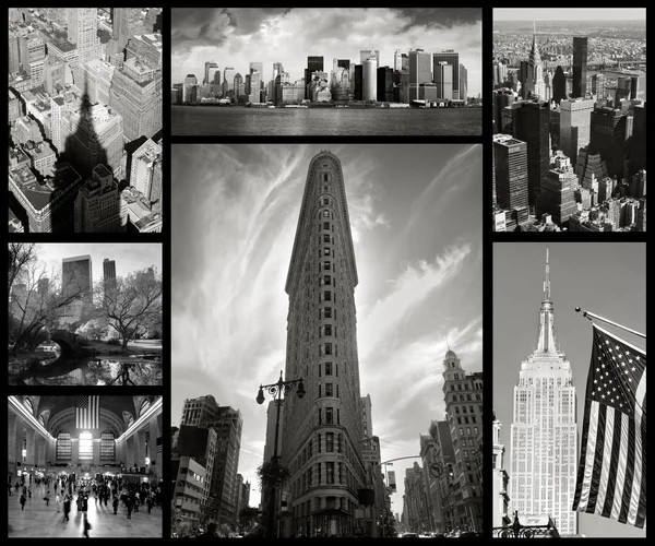 ニューヨーク市のコラージュ — ストック写真
