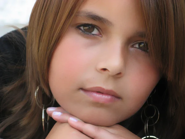 Genç bir kızın portresi — Stok fotoğraf