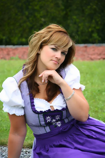 stock image Bavarian girl