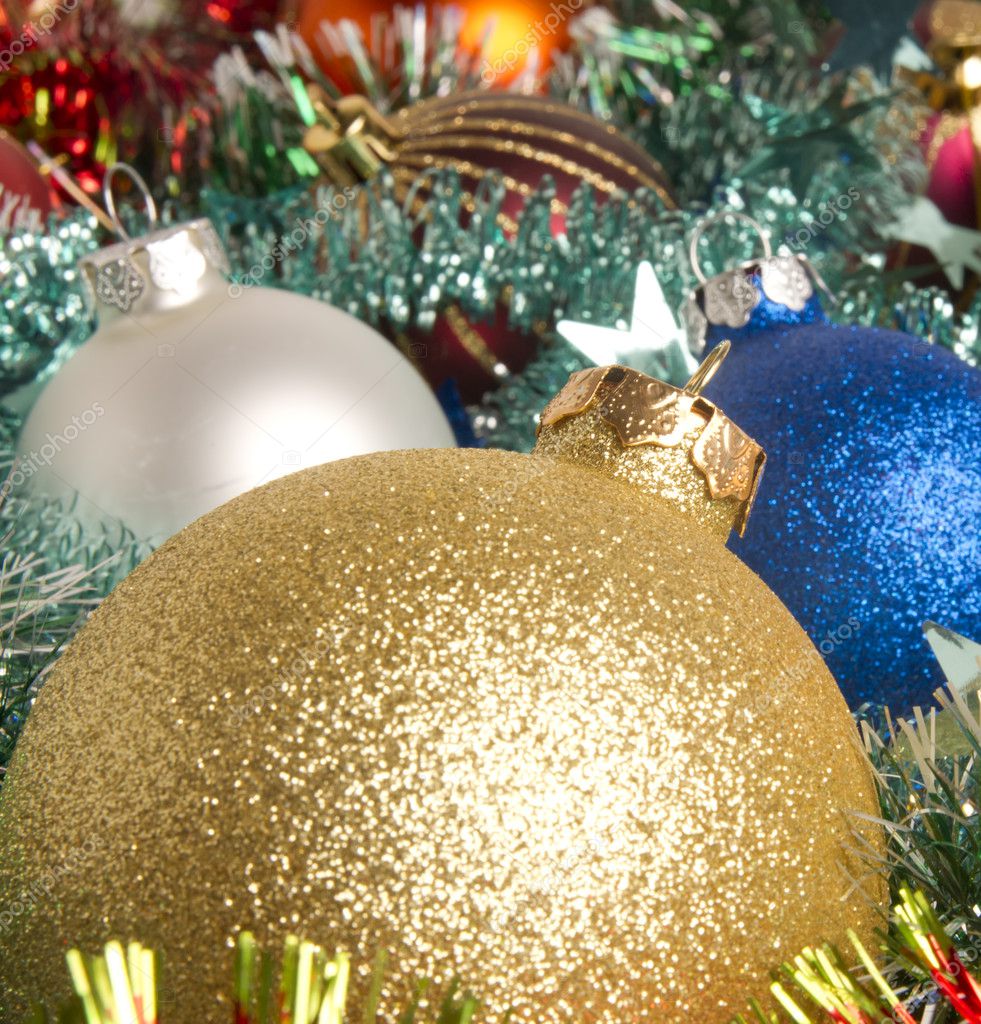Christmas-tree glass decorations — Stock Photo © Logray #4690687