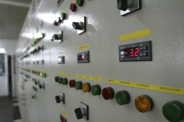 Industrial switch panel clipart