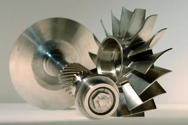 Precision konstruerad turbiner — Stockfoto