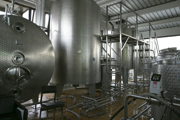 Industrial liquid storage tanks Stock Picture