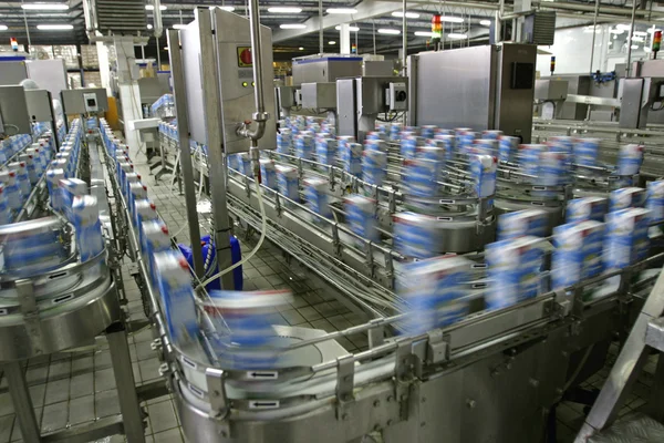 A modern tejüzem gépsor — Stock Fotó