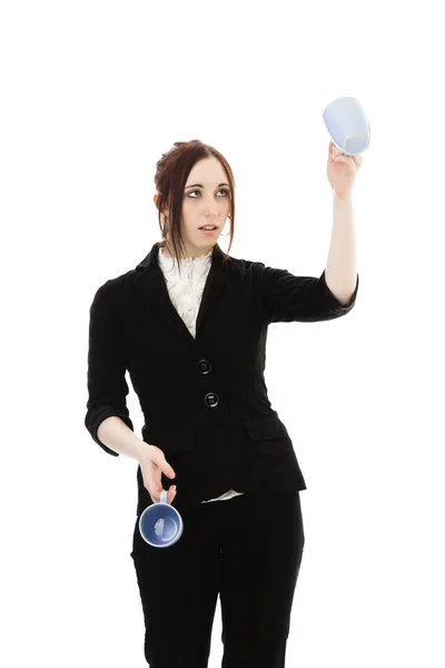 Juggling cups — Stock Photo, Image