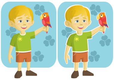 I Love My Pet (parrot) clipart