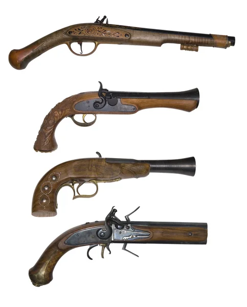 Pistolas viejas — Foto de Stock