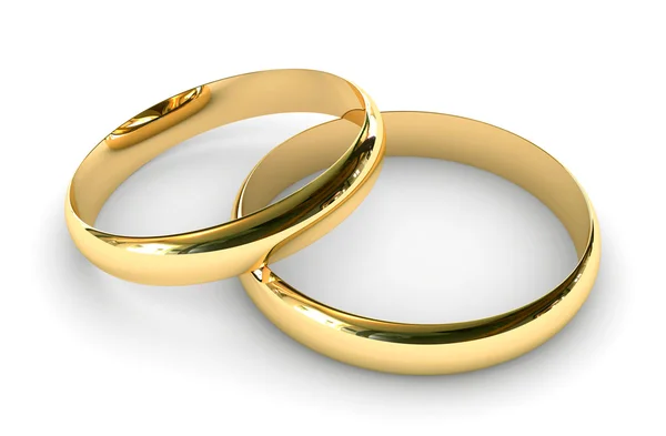 Anéis de noivado — Fotografia de Stock