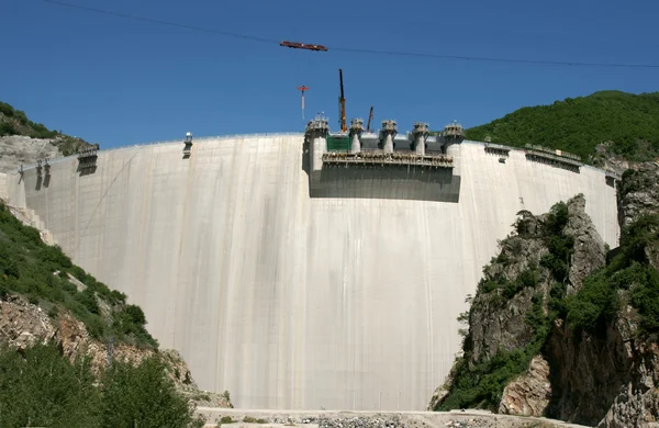 Parede da barragem — Fotografia de Stock