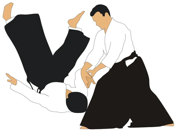 Aikido — Stok Vektör