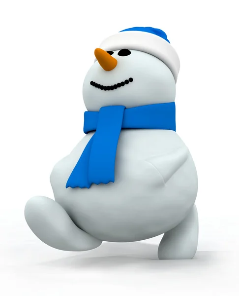 Om de zăpadă — Fotografie, imagine de stoc