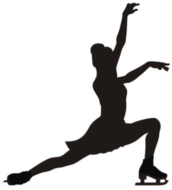 Figure skating clipart