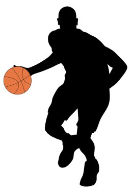 Basketball player clipart