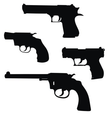 Pistols clipart