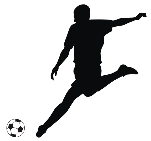 Voetbal/voetbal — Stockvector