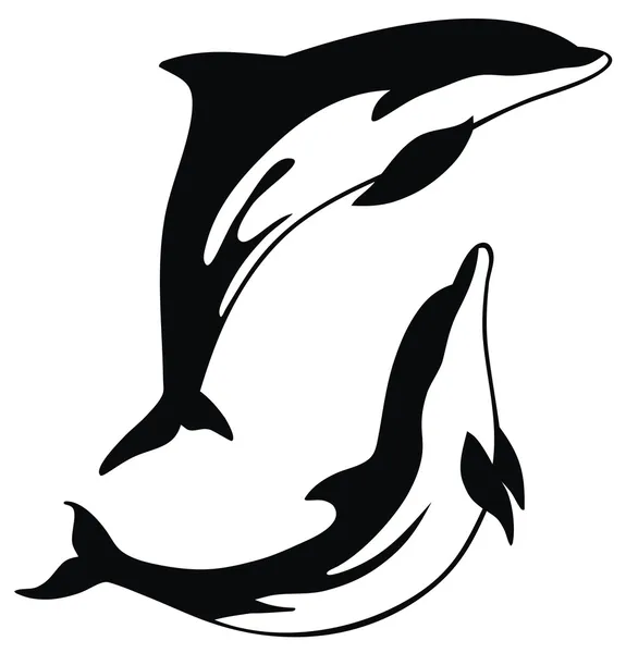 Delfin — Stock Vector