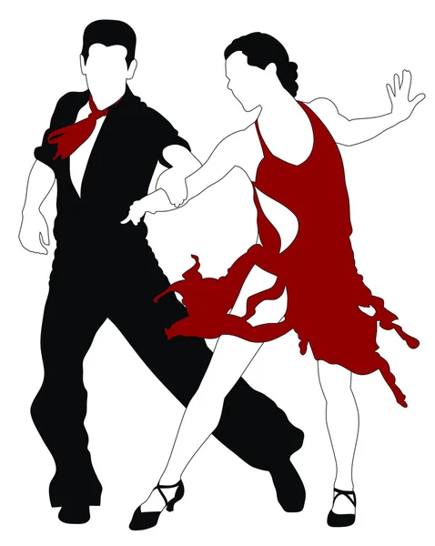 Танцюристи — стоковий вектор