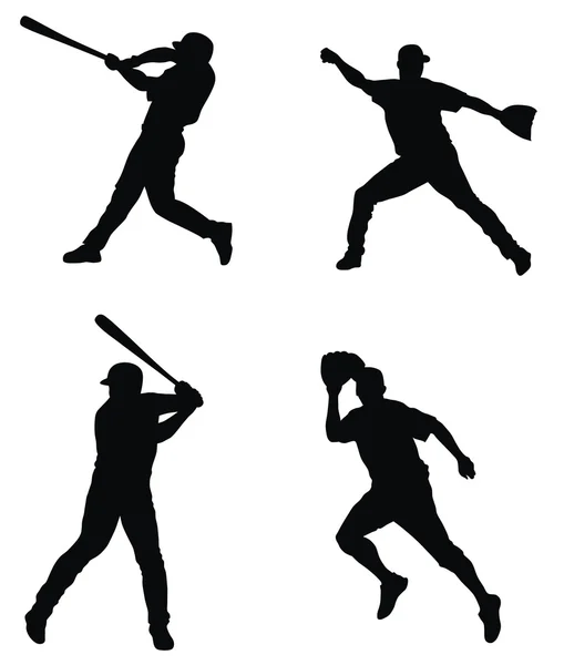 stock vector Baseball players