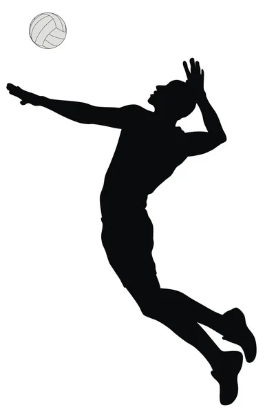volleyball player clipart black and white free