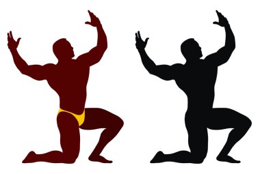 Bodybuilding clipart