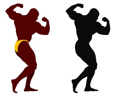 Bodybuilding clipart