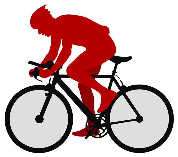 Велосипедист — стоковий вектор