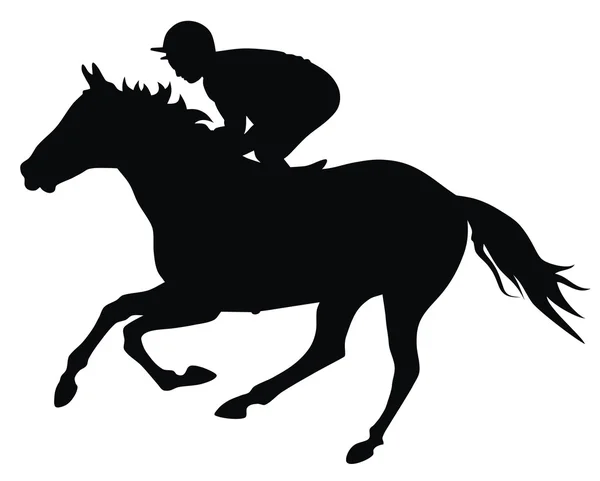 Corse di cavalli — Vettoriale Stock
