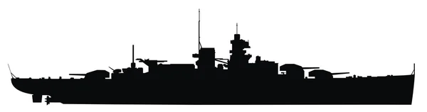 Військовий корабель — стоковий вектор