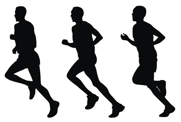 Maratona — Vettoriale Stock