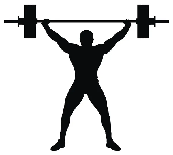 Gewichtheber-Athlet — Stockvektor