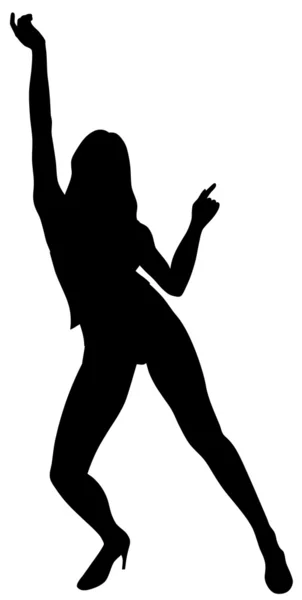 Tančící žena — Stockový vektor
