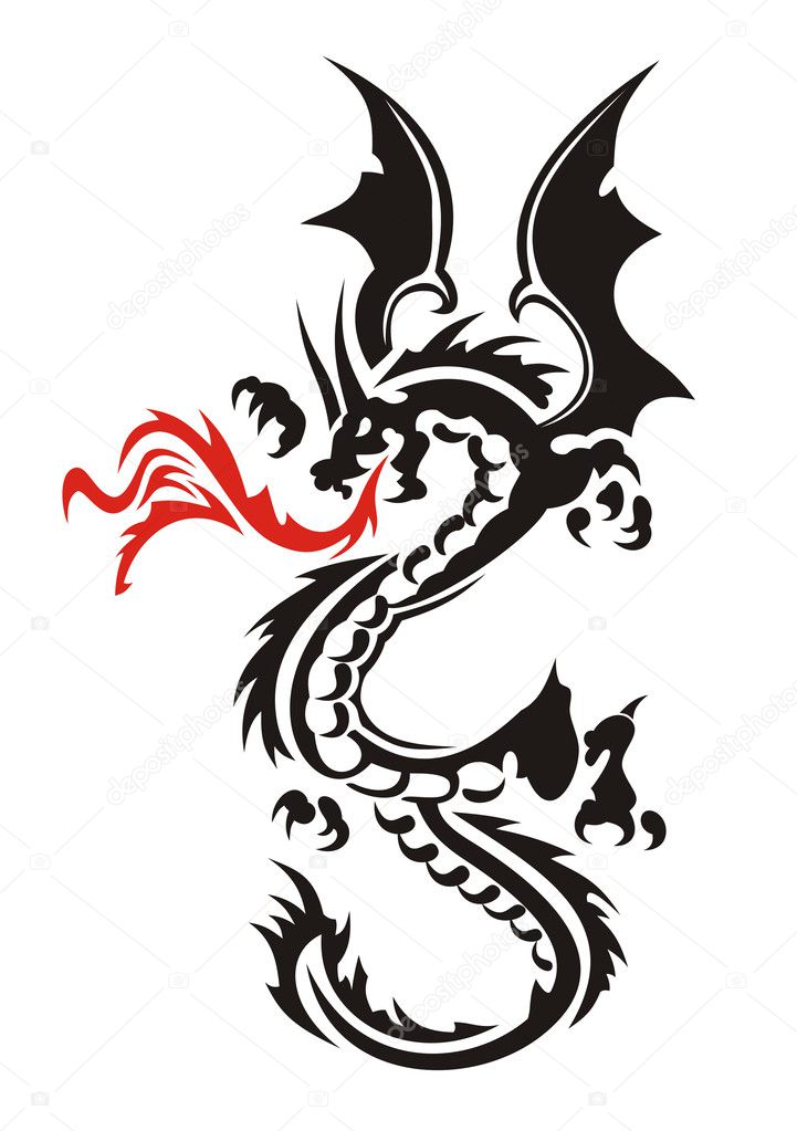 Dragon — Stock Vector © oorka5 #4298177