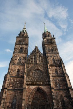 St. Lawrence Church situated in Nuremberg, Germany clipart