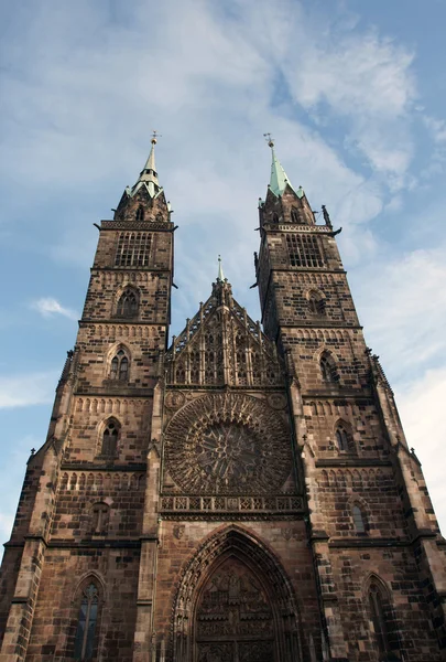 Nuremberg Almanya Yer Alan Lawrence Kilisesi — Stok fotoğraf