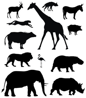 African animals clipart