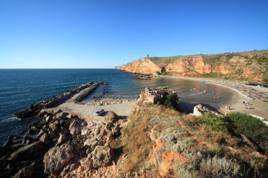 Wild beach in Bulgaria clipart