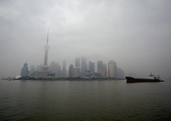 stock image A view to Shanghai - Pudong New Area