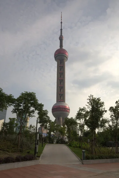 Pudong terület, shaghai TV-torony — Stock Fotó