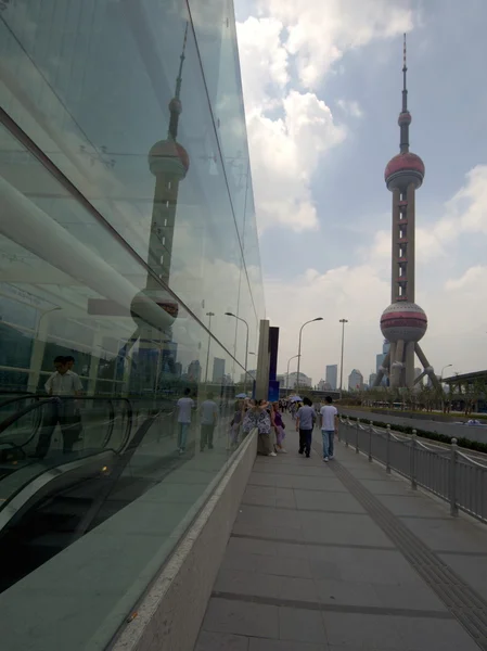 View Tower Pudong Area Shanighai — Stock Photo, Image