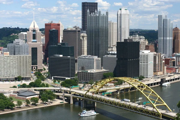 stock image The center of Pittsburgh, Pensilvania, USA