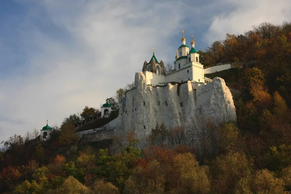Μοναστήρι Της Sviatohirsk Στην Ουκρανία Εικόνα Αρχείου