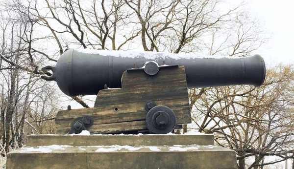 Ancient Gun Lifted Sea Bottom Odessa — Stock Photo, Image