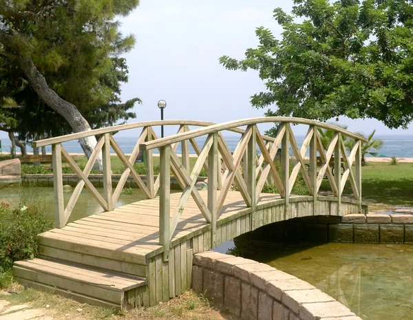 stock image Wooden bridge