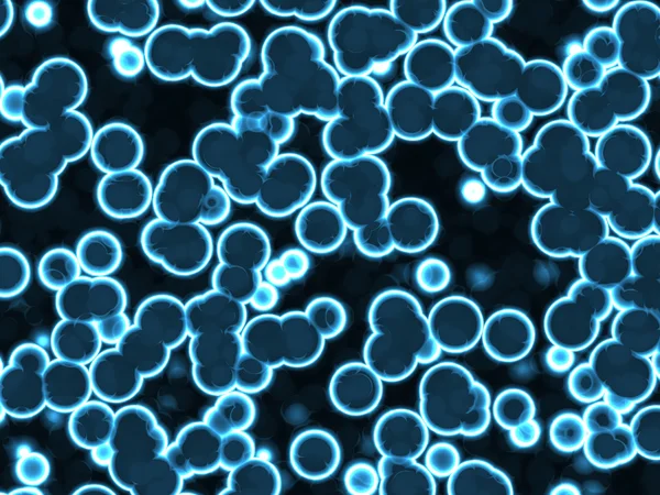 Luminous cells pattern — Zdjęcie stockowe