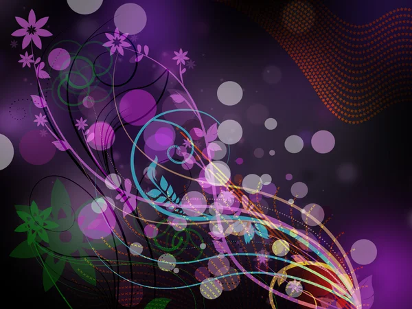 Абстрактный фиолетовый цветочный фон — стоковое фото