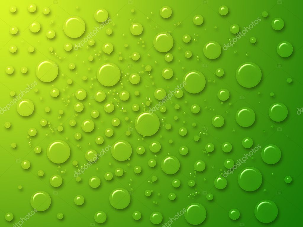 Dew drops on the green background — Stock Photo © alinbrotea #4190479