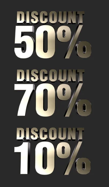 Discount Percentage — Stock Photo, Image