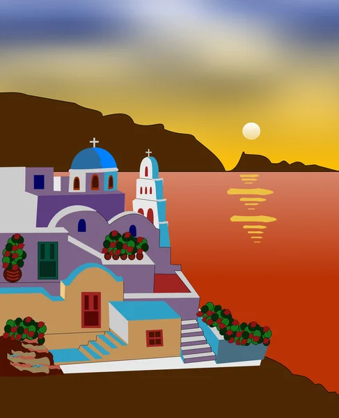 Греческий остров — стоковое фото