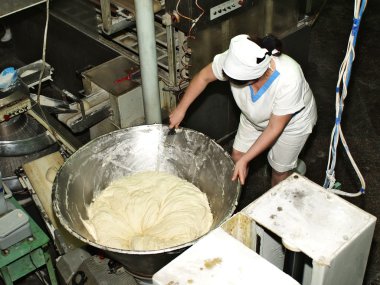 Dough manufacture clipart