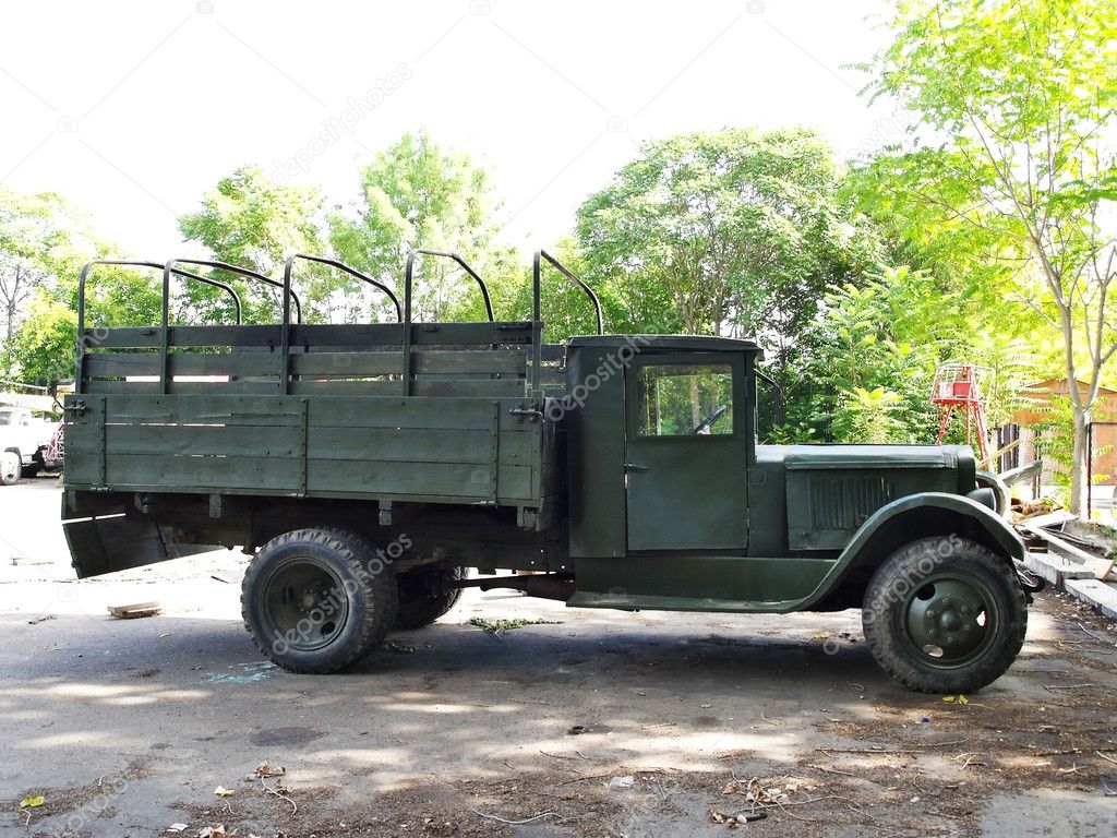 Old military car